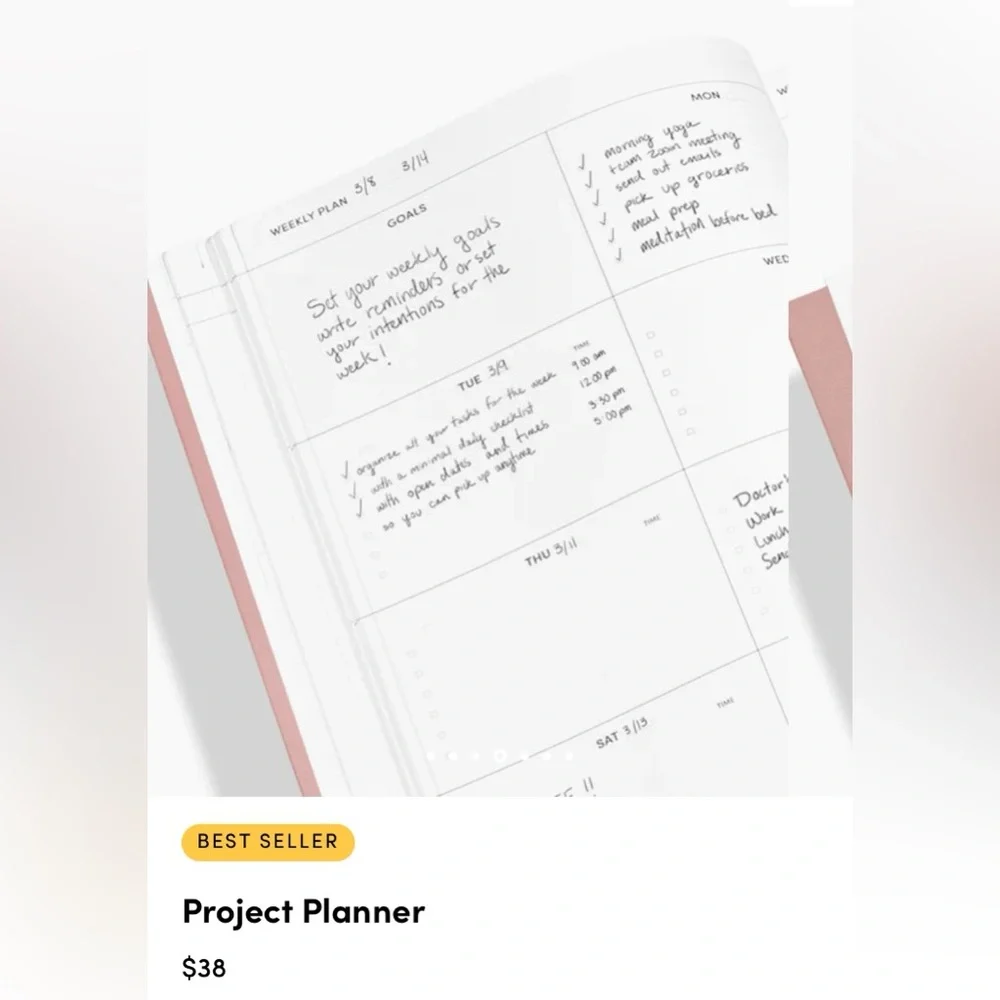 NWOT Poketo project planner for any year in mint - Picture 6 of 9